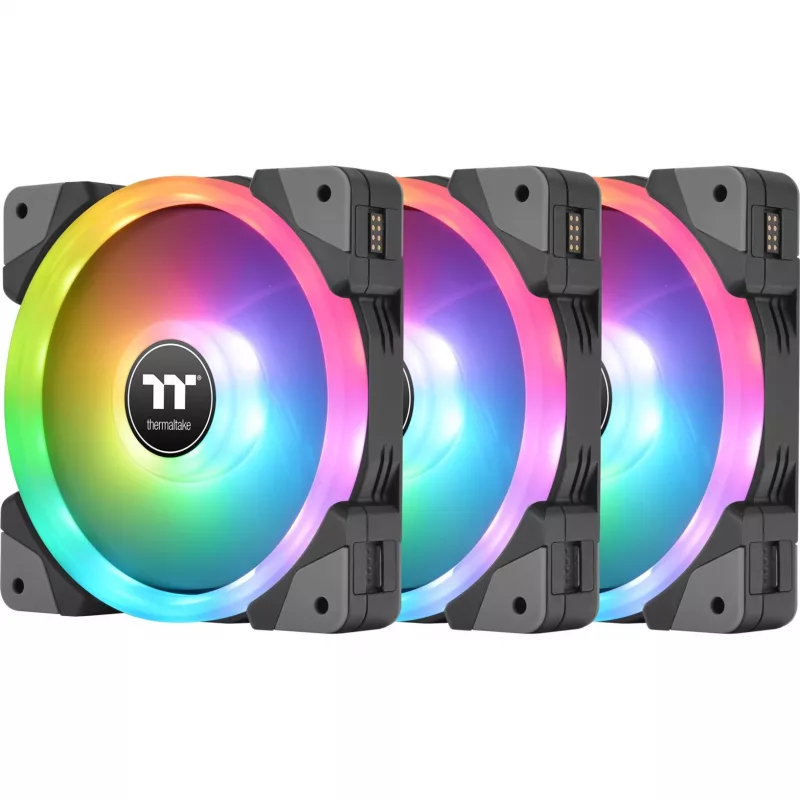 Thermaltake SWAFAN EX12 ARGB 120mm Reverse Blade 3-Pack - Czarny
