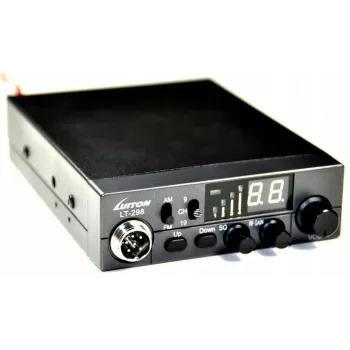 Luiton LT-298 ASQ AM/FM CB radio wtyczka do gniazda zapalniczki czarna