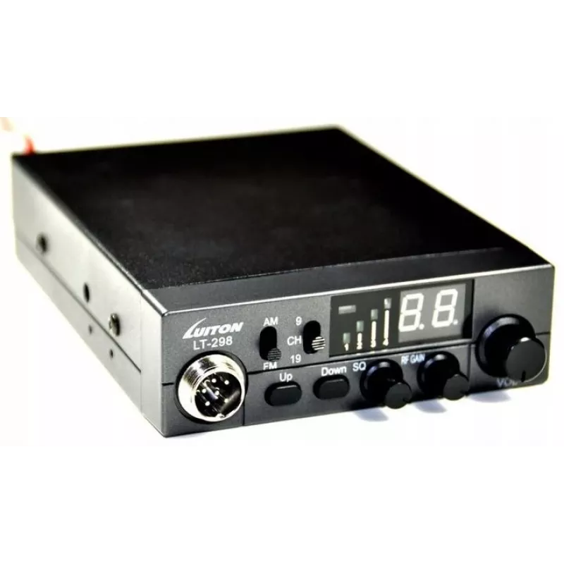 Luiton LT-298 ASQ AM/FM CB radio wtyczka do gniazda zapalniczki czarna