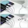 4smarts 541024 Kabel USB 1,2 m USB A/USB C USB C/Micro USB-A/Lightning Biały (541024)
