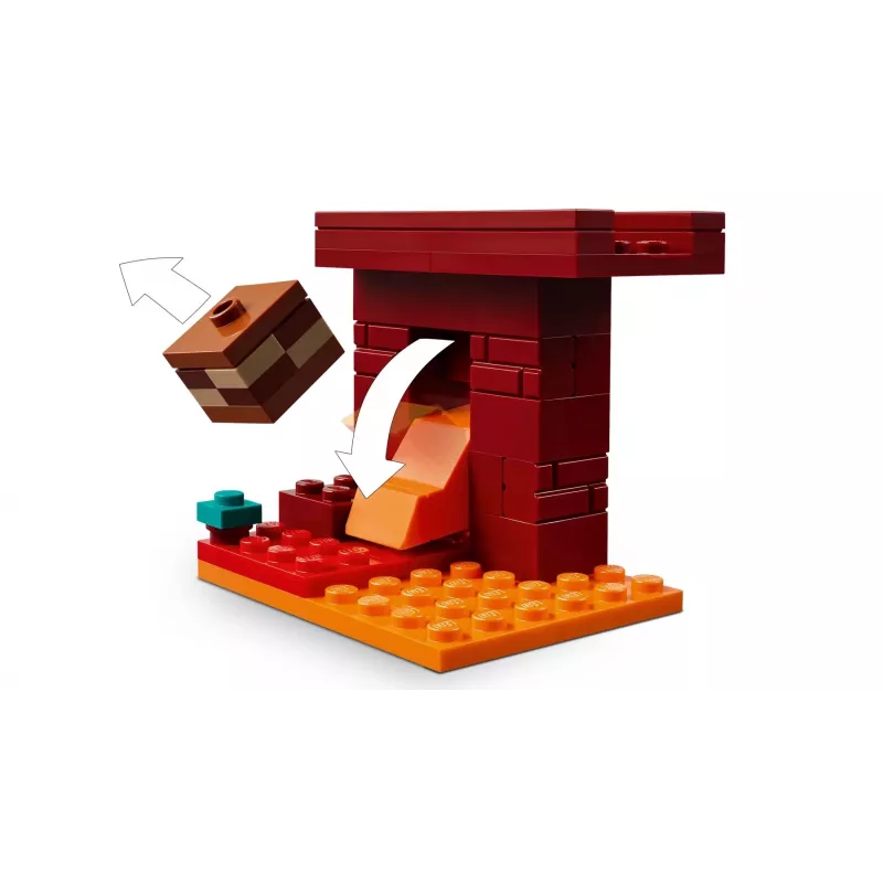 LEGO MINECRAFT 21266 Bitwa lawowa w Netherze