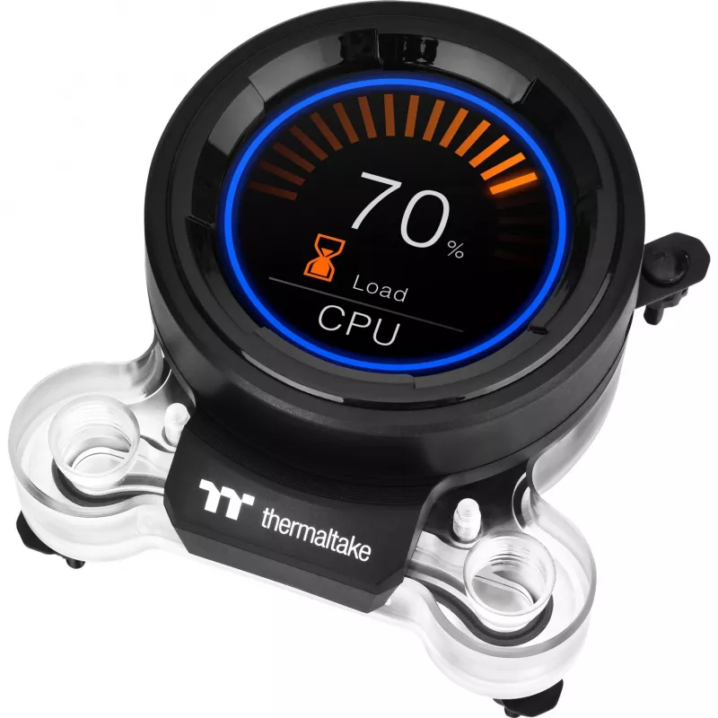 Blok wodny CPU Pacific MX2 Ultra, miedziany, z wyświetlaczem LCD 2,1 cala i czujnikiem temperatury