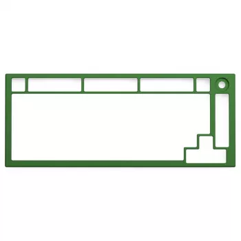 Glorious GMMK PRO Top Frame - zielony (GLO-ACC-P75-TF-FG)