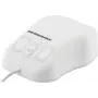 GETT TKH-mysz-GCQ-PR-IP68-Biały-USB - Mysz - Ergonomiczna - praworęczna i leworęczna - optyczna - 5 przycisków - przewodowa - USB - Biała (KH29213)