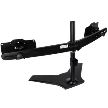 SilverStone SST-ARM23BS-L - Uchwyt na dwa monitory - czarny