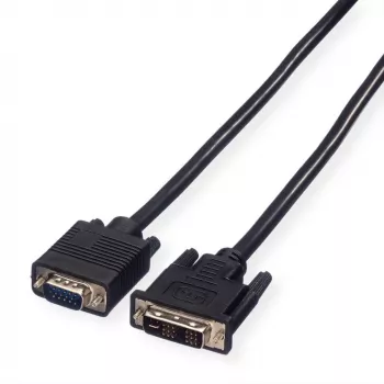 Kabel VALUE DVI-VGA, DVI (12+5) ST - VGA ST 3,0m (11.99.5430)
