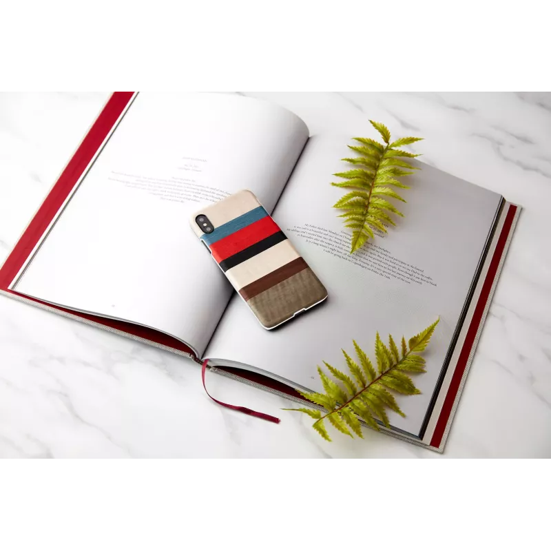Etui na telefon man and wood dla iPhone XS Max — corallina biały