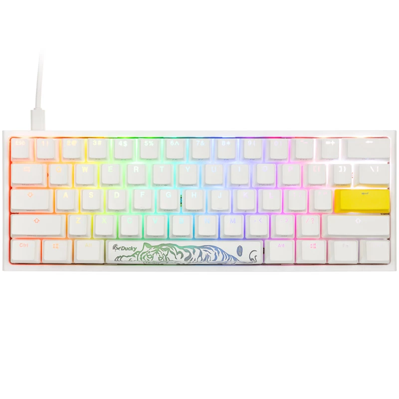 Ducky One 2 Mini Pure biały RGB Gaming klawiatura USB US English