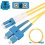 Patchcord Extralink SC/UPC do LC/UPC, Singlemode G.652D, Dupleks PVC, 3mm, 1 m