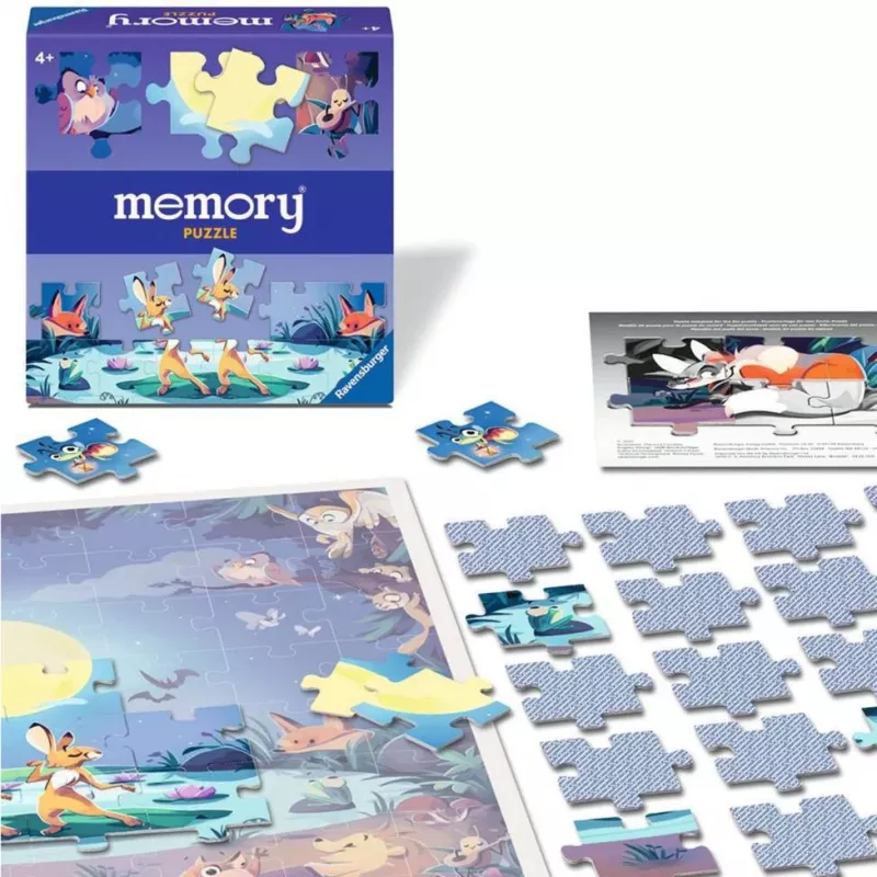 memory Puzzle Zwierzęta nad stawem, Gra planszowa