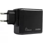 Ładowarka PD INTER-TECH PD-3100 100W USB-C Czarna szybka ładowarka