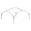 FastPitch Event Shelter XL, Pawilon srebrny/ciemnoniebieski, 4,5 x 4,5 Metra
