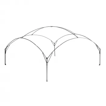 FastPitch Event Shelter XL, Pawilon srebrny/ciemnoniebieski, 4,5 x 4,5 Metra