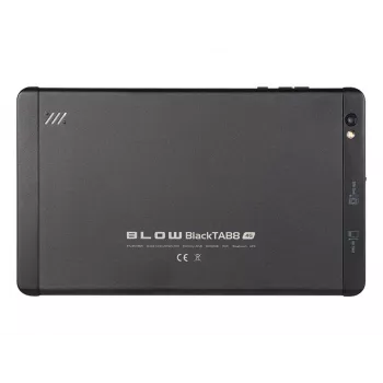Tablet BLOW CzarnyTAB8 8 cali 4G LTE, 3 GB RAM, 32 GB eMCP, Android 14, IPS 1200×1920, MicroSD
