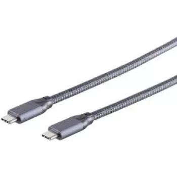 Kabel USB ShiverPeaks BS13-47020 USB 3.2 Gen 2 1m Szary