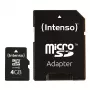 PAMIĘĆ MICRO SDHC 4GB C10/Z/ADAPTEREM 3413450 INTENSO
