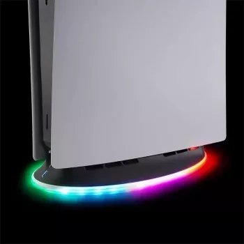Stacja chłodząca SUBSONIC SA5656 do PS5 i PS5 cienki z diodami LED, wielowentylatorowym chłodzeniem, zasilana przez USB