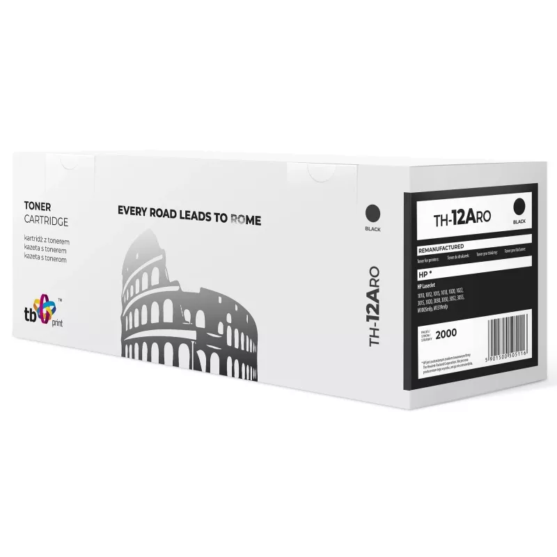 Toner TH-12ARO (HP Q2612A) Czarny regenerowany z nowym OPC