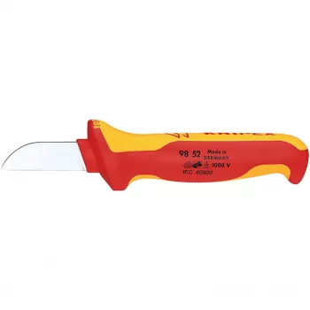 Nóż uniwersalny Knipex 98 52 pomarańczowy, czerwony Nóż z nieruchomym ostrzem