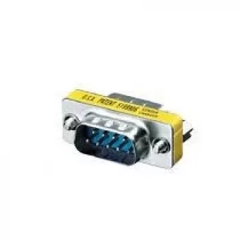 Equip Serial RS232 DB9 zmieniacz płci złącza, sprzęgacz męski na męski, DB-9, DB-9, srebrny