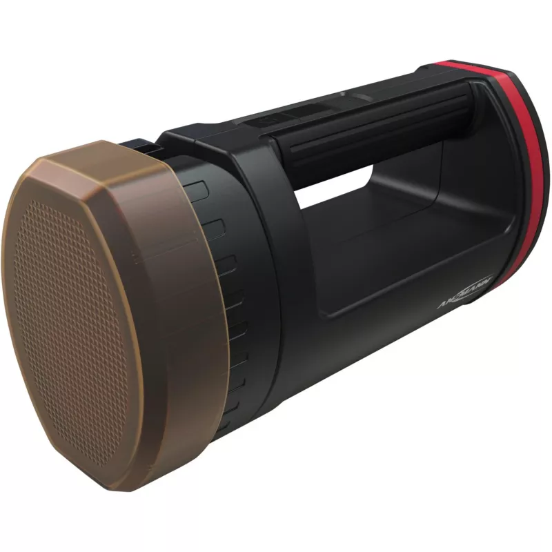 Lampa ręczna Ansmann HS20R Pro Czarno-Czerwona LED 10400 mAh