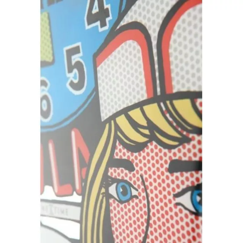 Zegar ścienny NeXtime 8167 Delux Diner, 43x43cm, wielokolorowy