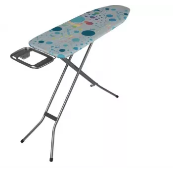 Deska do prasowania pełnowymiarowa Vileda 4023103218932 — pełnowymiarowa, nogi ze stali nierdzewnej, blat 1200×380 mm, wysokość 75–96 cm, składana, podstawka pod żelazko