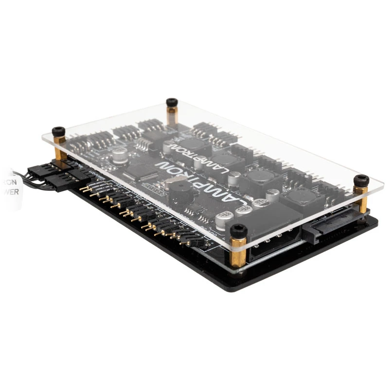 Lamptron kontroler wentylatorów i diod LED RGB PCI SM436 Sync Edition, czarny