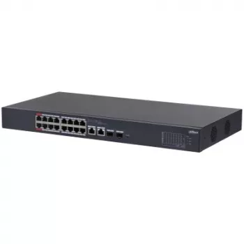 Dahua Technology DH-CS4218-16ET-240 przełącznik sieciowy Zarządzalny L2 Gigabit Ethernet (10/100/1000) Power over Ethernet (PoE) Czarny
