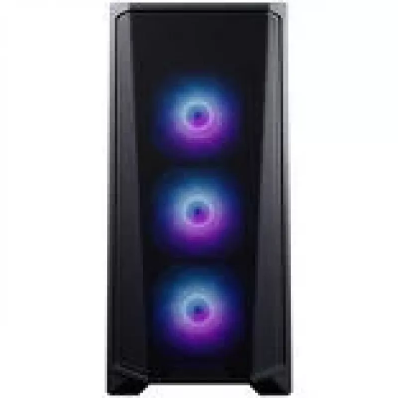 PHANTEKS Eclipse G370A Obudowa PC, Midi-Tower, SSI-EEB, RGB, szkło hartowane - w zestawie 3x wentylator 120 mm, czarny