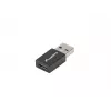 Lanberg AD-UC-UA-01 Przejściówka interfejsowa USB 3.0 Type A na USB 3.0 Type C Czarny (AD-UC-UA-01)