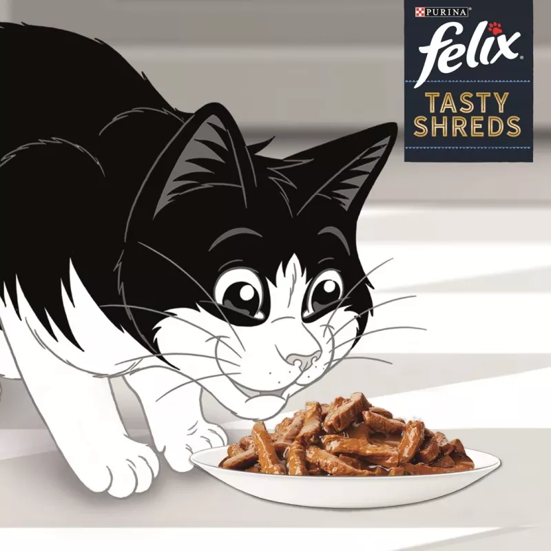 FELIX Tasty Shczerwonys z łososiem i tuńczykiem - 4x 80g