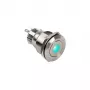 Push Button DimasTech Vandalismustaster 22mm Silverline Dot RGB PD215, 22 mm