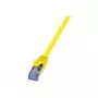 Kabel sieciowy LogiLink Cat6a S/FTP RJ-45 2 m żółty