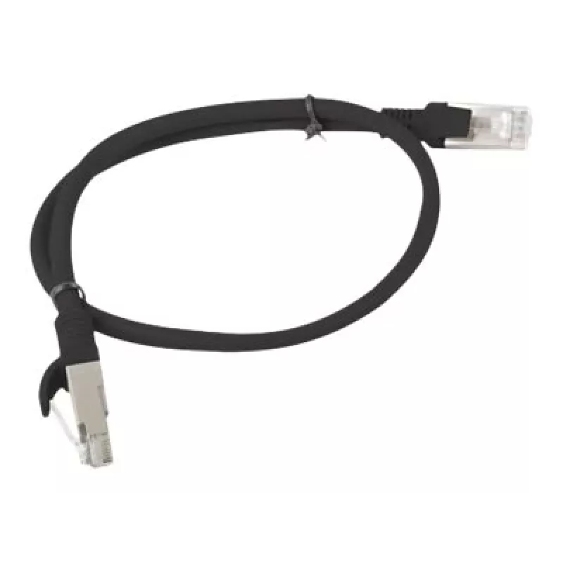 LANBERG PCU6-10CC-0050-BK Patchcord RJ45 kat. 6 UTP 0,5 m czarny