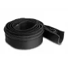 DeLOCK osłona na kable neoprenowa elastyczna z zamkiem błyskawicznym 1,5 m x 100 mm czarna