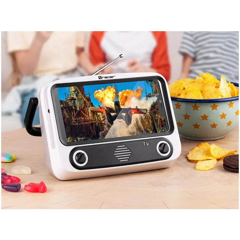 Podstawka mobilna TRACER T-MLX48046 z głośnikiem Bluetooth, regulowanym uchwytem na telefon/tablet