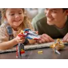 Zestaw klocków konstrukcyjnych LEGO Marvel Super Heroes Kapitan Ameryka Thanos 76319 — 107 elementów, 2 minifigurki, wiek 4+
