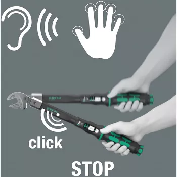 Klucz dynamometryczny Wera Click-Torque X 7 z rękojeścią czarno-zieloną, wkładka napędowa 14x18 mm