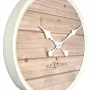 NeXtime klok 3134wi Plank, Ø50 cm, Ściana, Biały