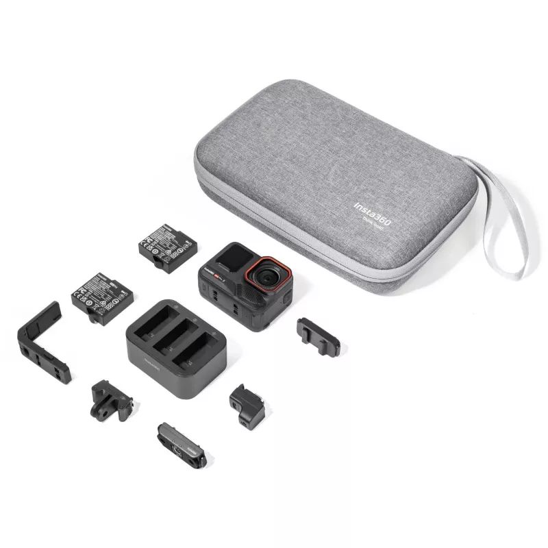Etui na kamerę Insta360 Ace Pro 2 szare 255x175x70 mm