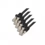 Kabel sieciowy S/CONN kat. 7 S/FTP 1 m czarny