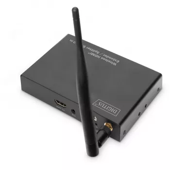 Odbiornik AV Digitus DS-55315 Bezprzewodowy zestaw rozdzielacza przedłużacza HDMI 80m