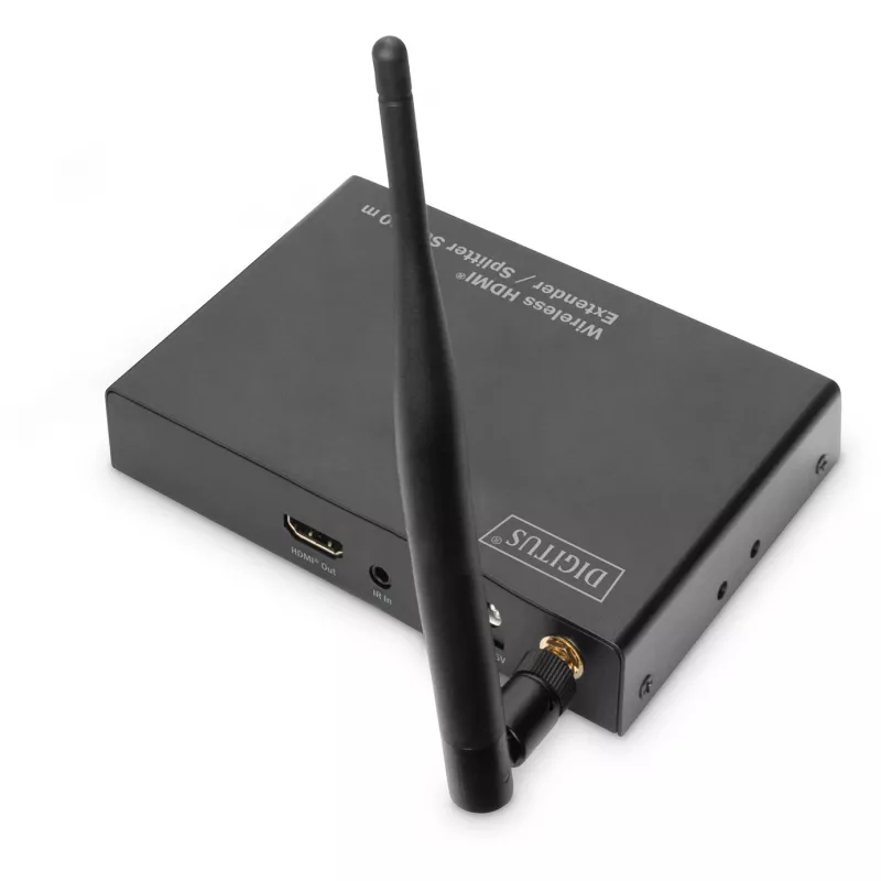 Odbiornik AV Digitus DS-55315 Bezprzewodowy zestaw rozdzielacza przedłużacza HDMI 80m