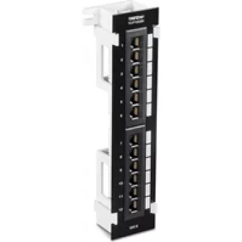 TRENDnet TC-P12C6V - Panel krosowy - odpowiedni do montażu na ścianie - kat. 6 - UTP - RJ-45 x 12