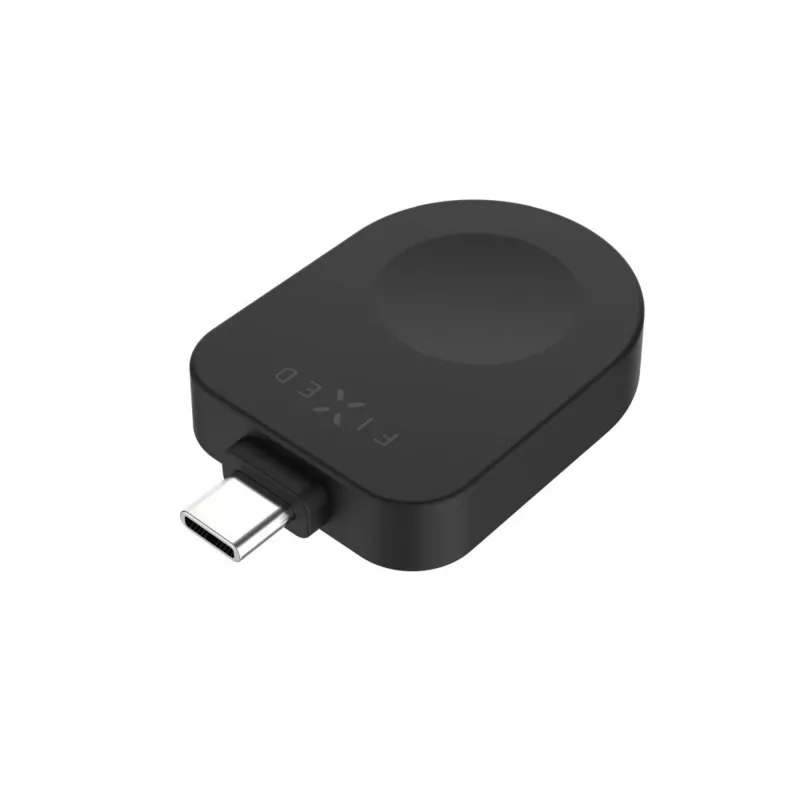 Stały adapter ładujący USB-C FIXED FIXDW-AWAP-BK do Apple Watch Powerstation Uni, kompaktowy zamiennik