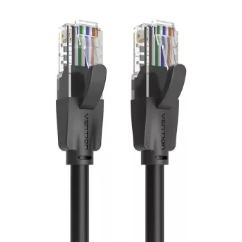 Kabel krosowy CAT.6 UTP/5M Czarny Ibebj Vention