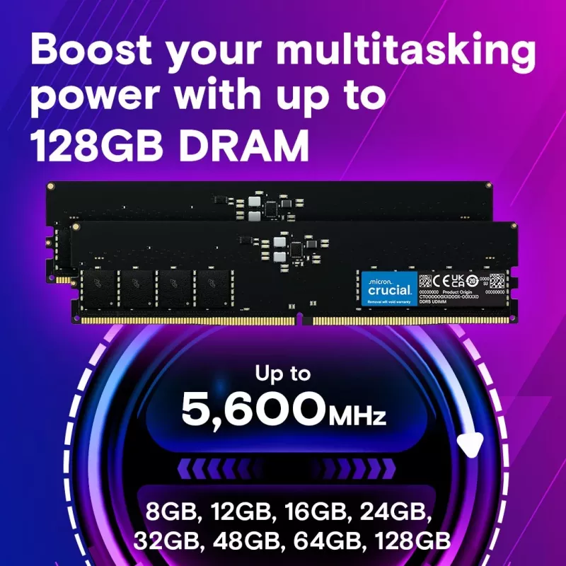 Pamięć DDR5 32GB/5600 CL46 (16Gbit) Tray