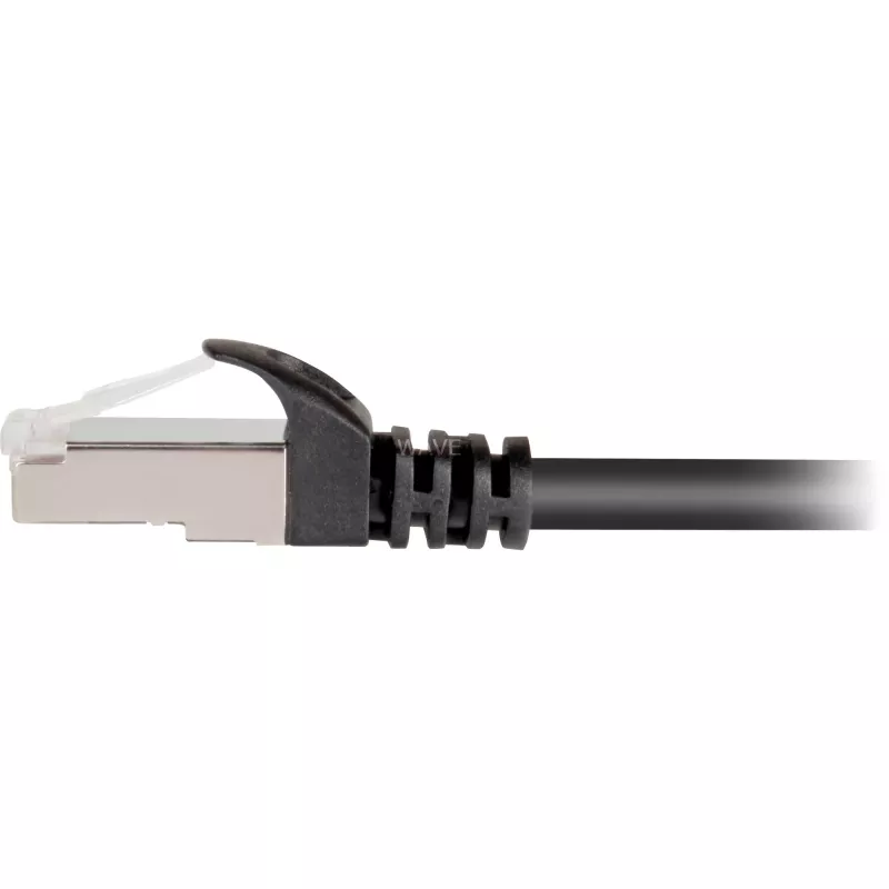 Kabel sieciowy Sharkoon 0,25 m kat. 6 RJ-45 S/FTP czarny