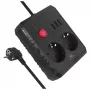 Listwa zasilająca MACLEAN MCE388 B — 2 gniazda AC, 3×USB A, 110–120V 50/60Hz, 2500W, kabel 3 m, czarny